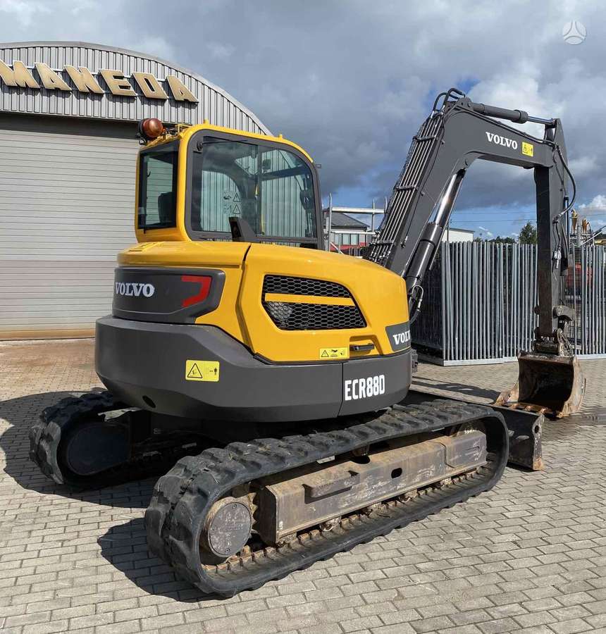 Volvo ECR88D PRO, ekskavatoriai