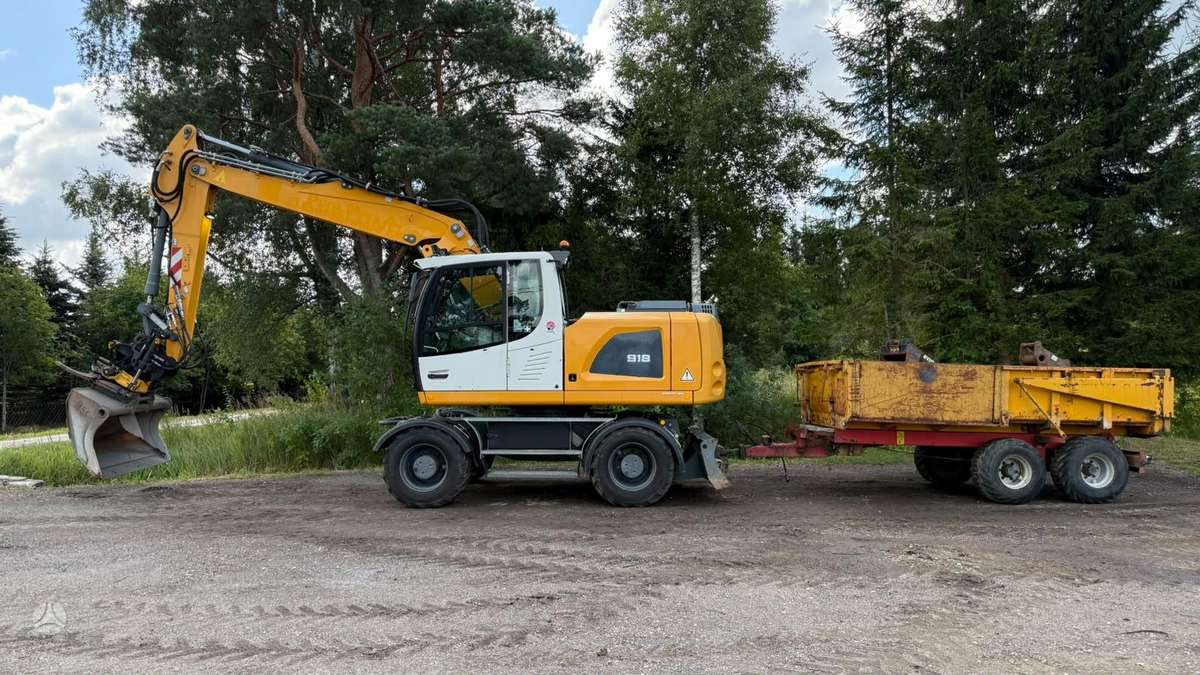 Liebherr A918 Litronic, ekskavatoriai