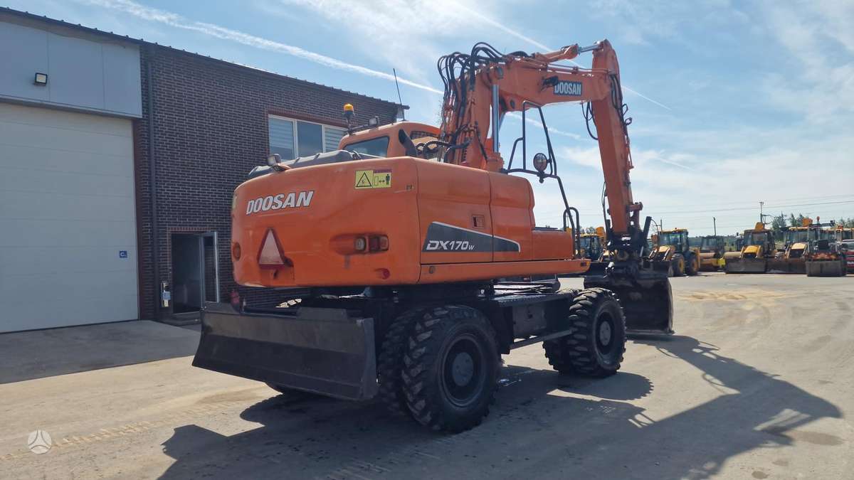 Doosan DX170W + Roto, ekskavatoriai