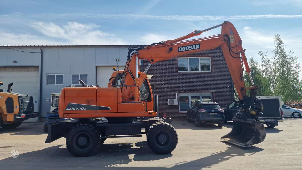 Doosan DX170W + Roto, ekskavatoriai