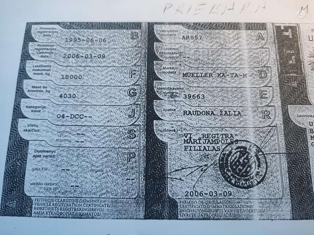 MAN Mueller KA-TA-M18, savivarčiai