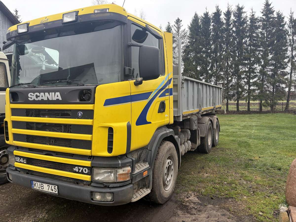Scania 124G, самосвалы