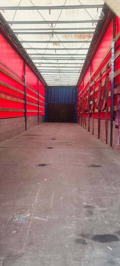Schmitz Krone SD, curtainsider with dropside
