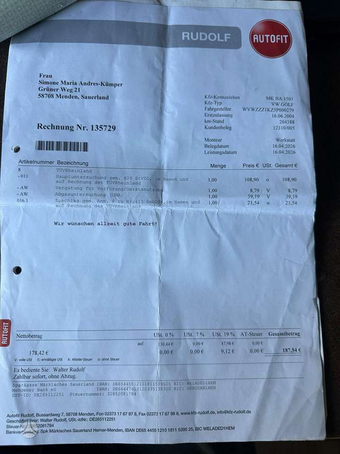 Volkswagen Golf, 1.4 l., hatchback