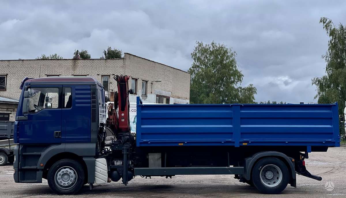 MAN TGA, dumpers with crane