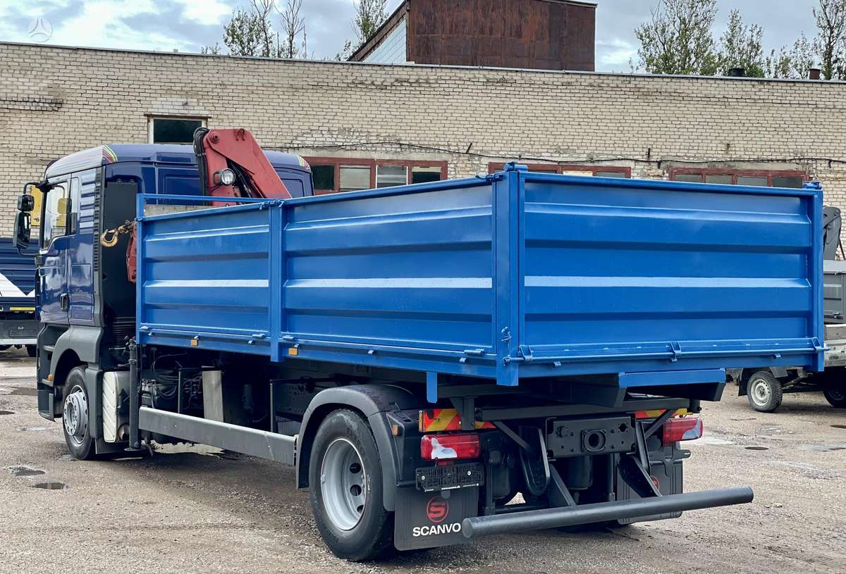 MAN TGA, dumpers with crane