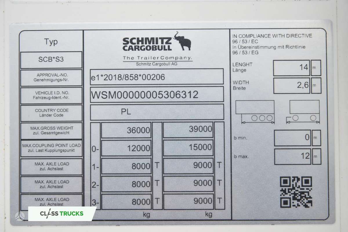 Schmitz Double Deck FP 60 Carrier Vector 1550 Li, рефрижераторы