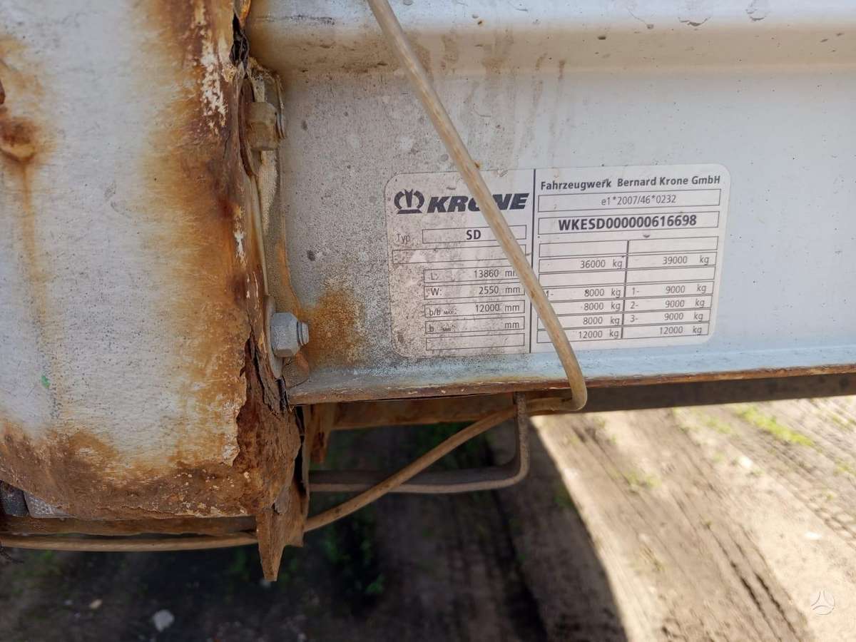 Krone SD, užuolaidinės / tentinės