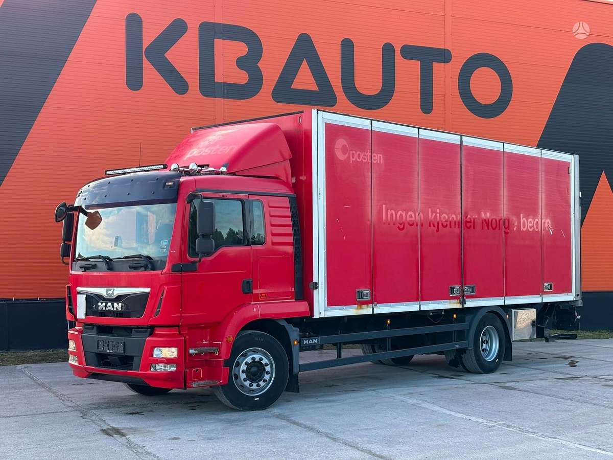 MAN TGM 18.290 4x2, box trucks / box vans