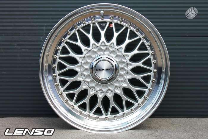 LENSO BSX Gloss Silver, light alloy, R15