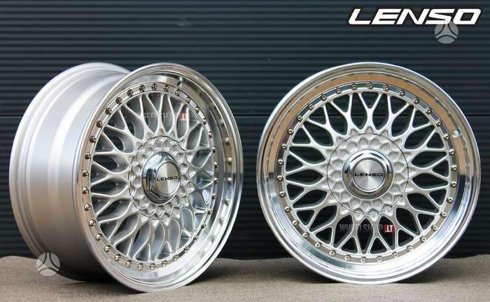LENSO BSX Gloss Silver, light alloy, R15