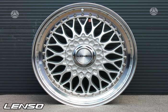 LENSO BSX Gloss Silver, light alloy, R15
