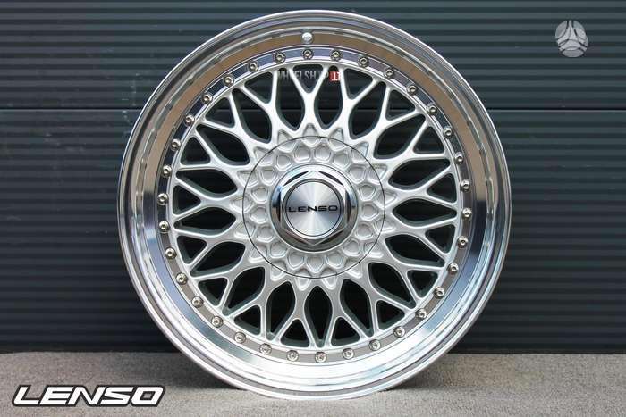 LENSO BSX Gloss Silver, light alloy, R15