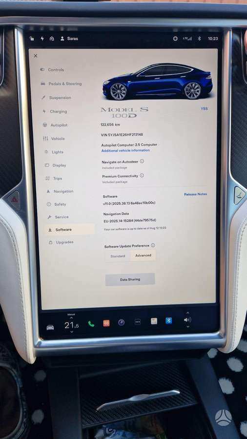 Tesla Model S, 100 кВт·ч, Хэтчбек