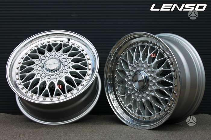 LENSO BSX Gloss Silver, lengvojo lydinio, R19