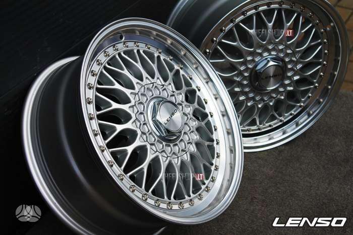 LENSO BSX Gloss Silver, lengvojo lydinio, R19