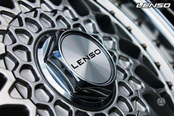 LENSO BSX Gloss Silver, lengvojo lydinio, R19