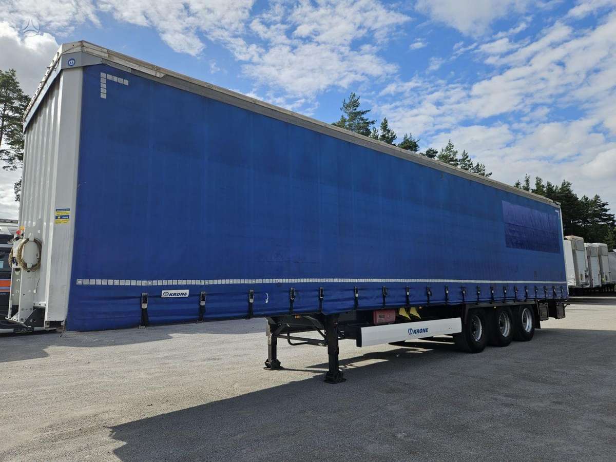 Krone SD, bortinės su tentu
