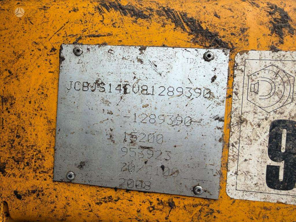 JCB JS 145 LC, ekskavatoriai