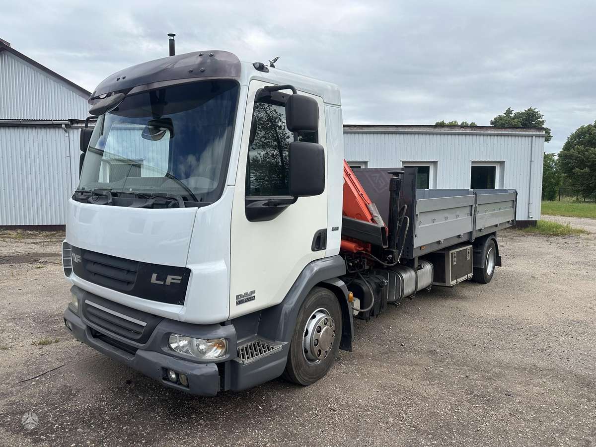 DAF AE 45 LF, dumpers with crane
