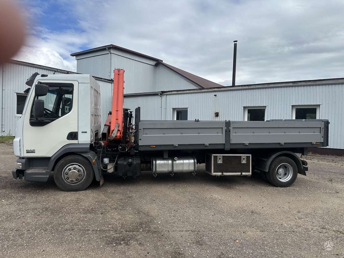 DAF AE 45 LF, dumpers with crane