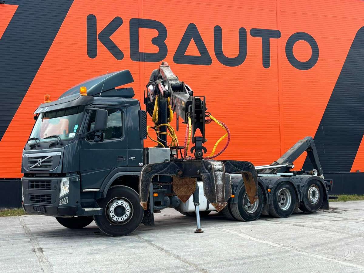 Volvo FM 410 8x4*4, с краном