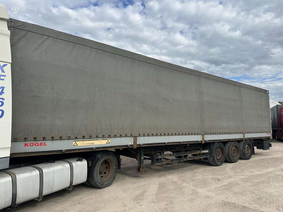 Kögel, бортовые с тентом