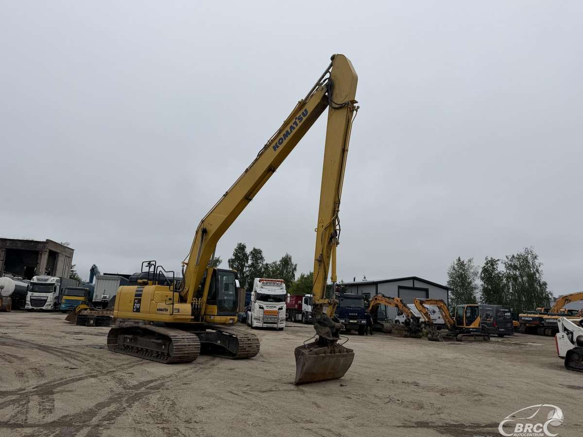 Komatsu PC210LC-11EO Long Reach, экскаваторы