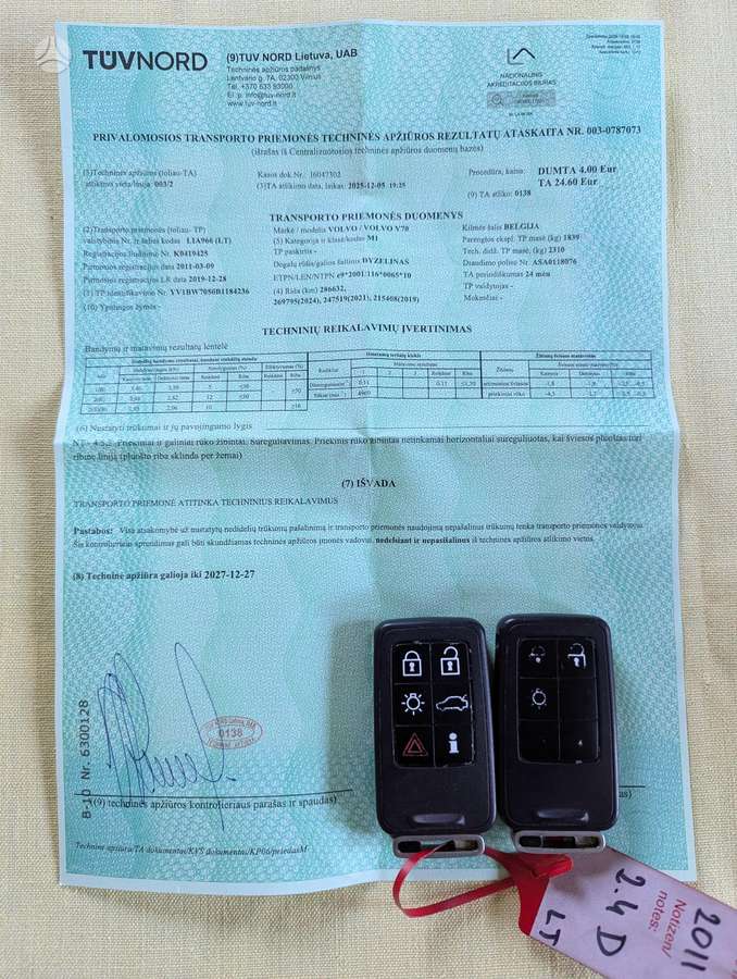 Volvo V70, 2.4 l., Универсал
