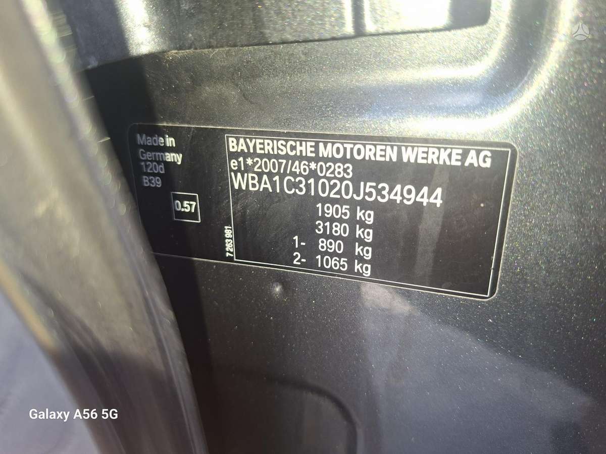 BMW 120, 2.0 l., hatchback
