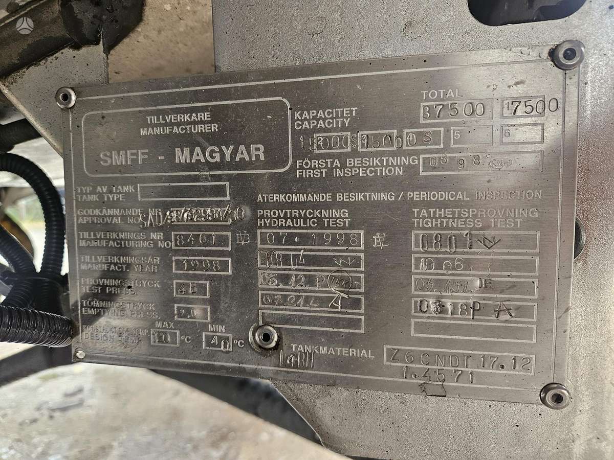 Magyar, cisterninės