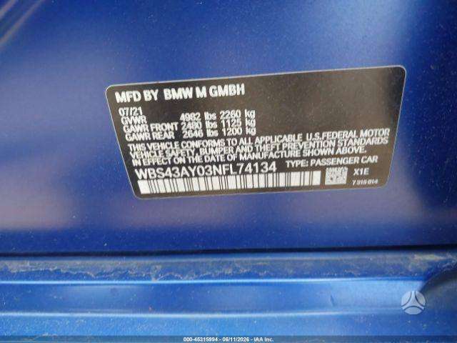 BMW M3, 0.3 l., Седан