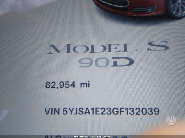 Tesla Model S, saloon / sedan