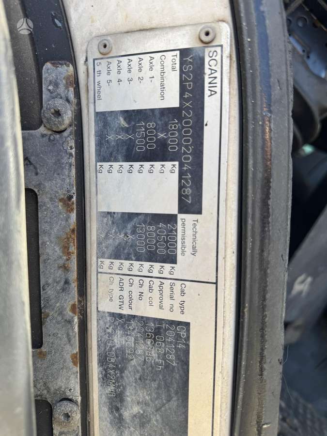 Scania P230, шасси