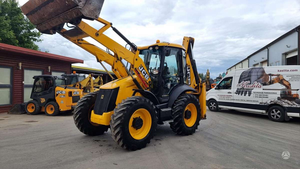 JCB 4 CX, ekskavatoriniai krautuvai