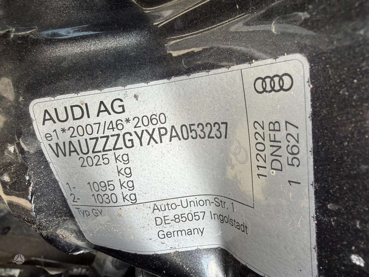 Audi A3 Yra ir benzinas 2 0