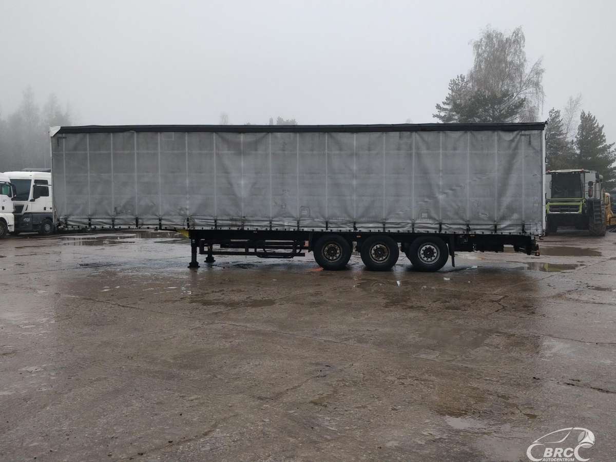 Schmitz SCS 24, dropside with tarpaulin