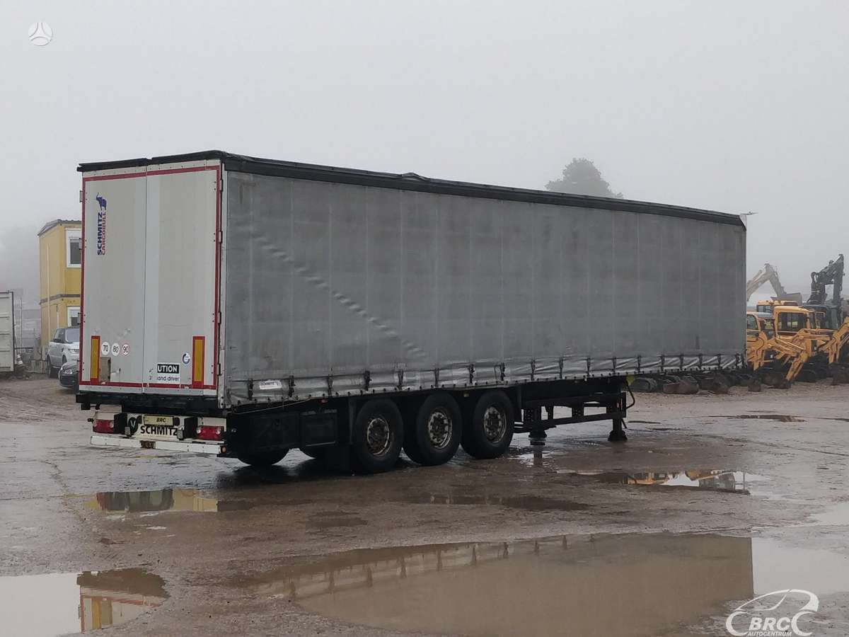 Schmitz SCS 24, dropside with tarpaulin