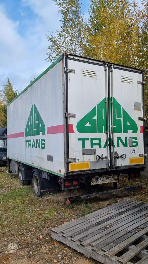 Scania R124, с краном