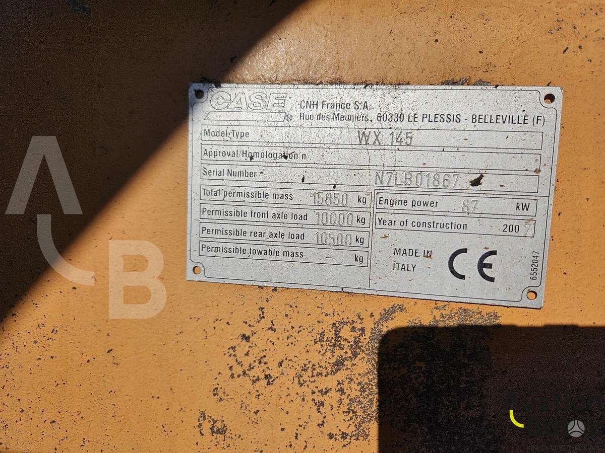 Case WX 145, экскаваторы