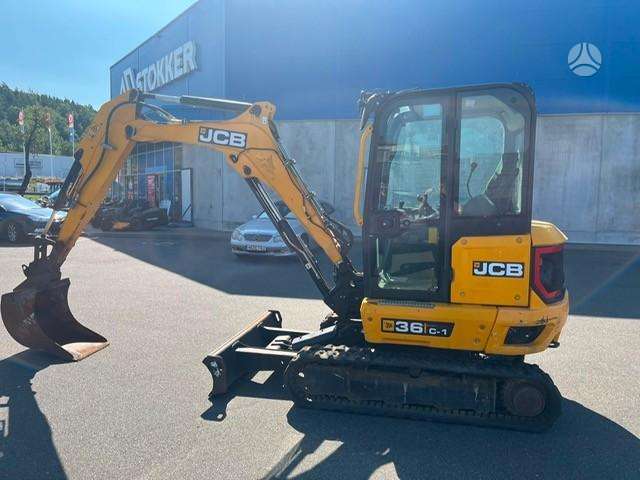 JCB 36C-1, mini ekskavatoriai