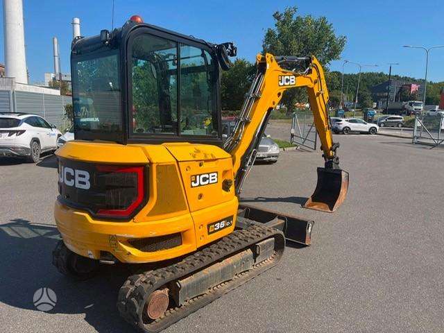 JCB 36C-1, mini ekskavatoriai
