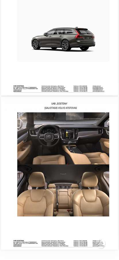 Volvo V90, 2.0 l., wagon
