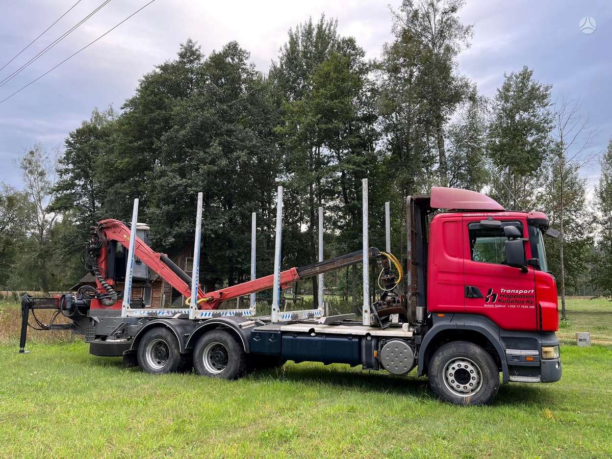 Scania R500, timber trucks