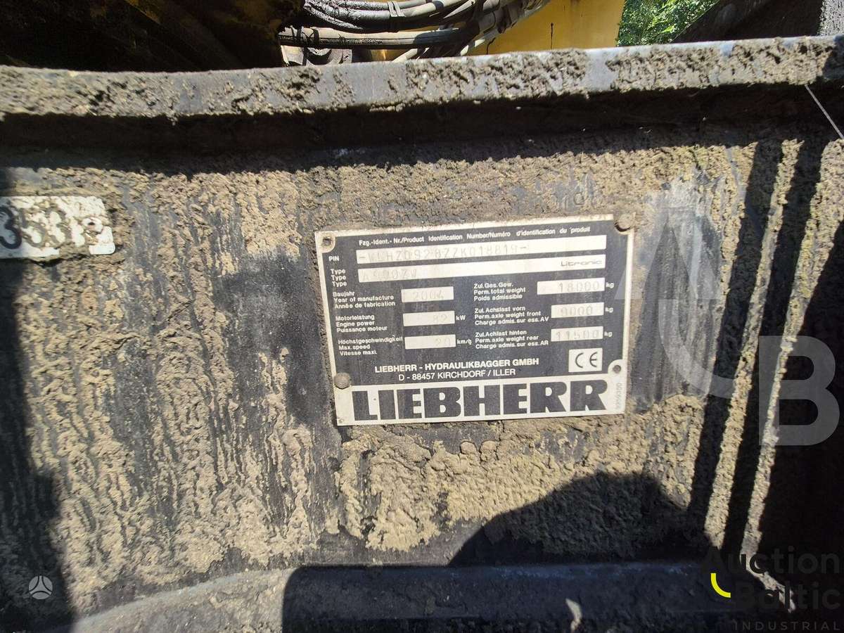 Liebherr A 900 ZW, экскаваторы