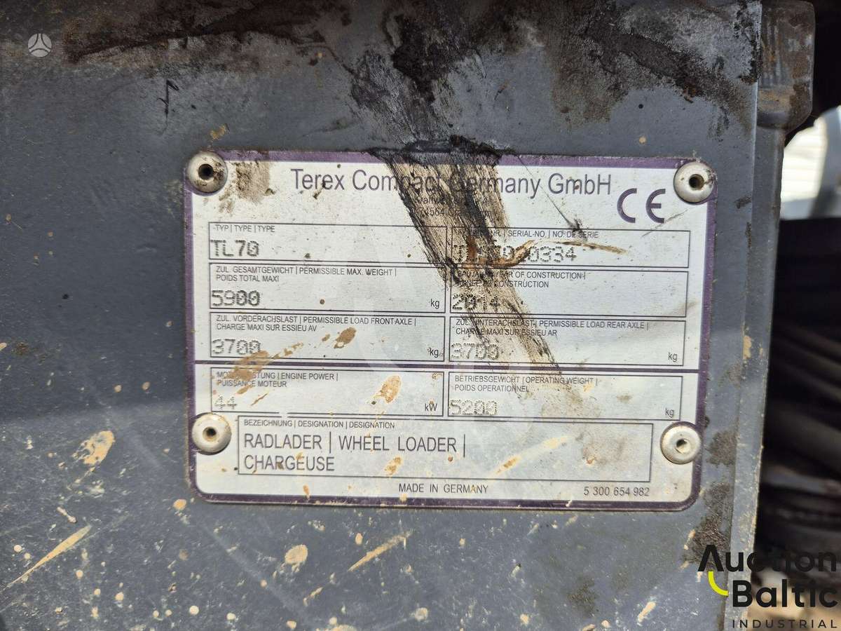 Terex TL 70, frontal loader