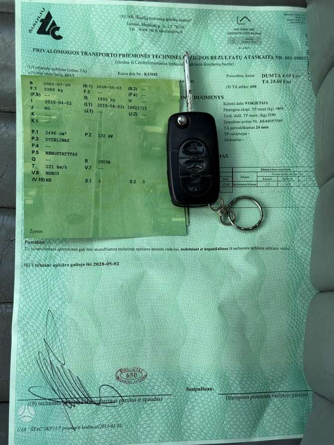 Audi A6, 2.5 l., universalas