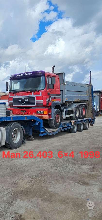 MAN 26.403, dumpers / tippers