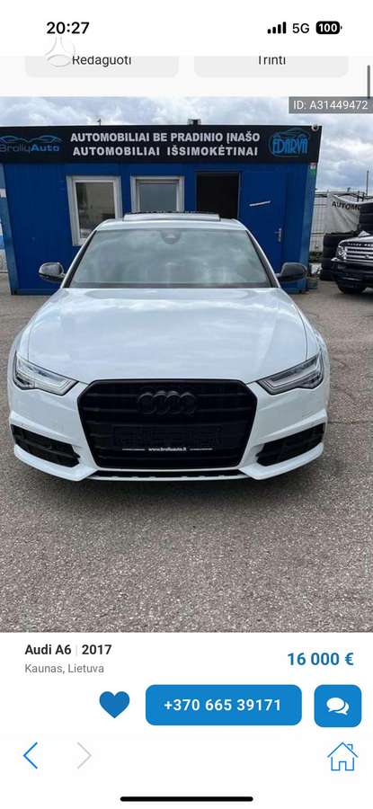 Audi A6, 3.0 l., Седан