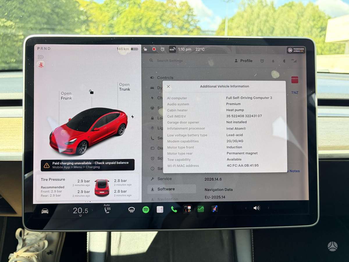 Tesla Model 3, 78 кВт·ч, Седан